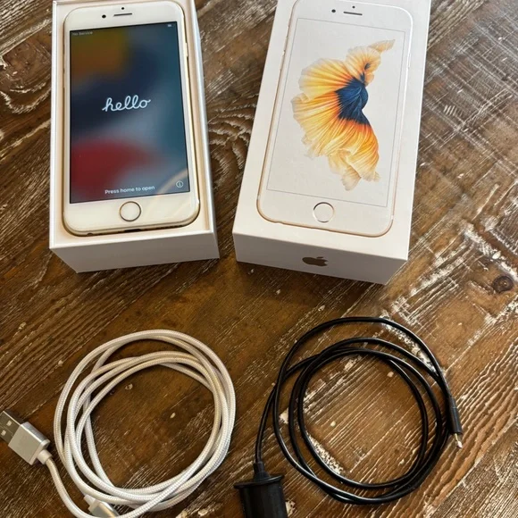 iPhone 6S A1633 – Like New, Original Box + Lightning Cable & Car Charger - Picture 8 of 9